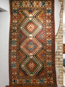 Kazak Rug Circa 1880s Antique Rug Runner