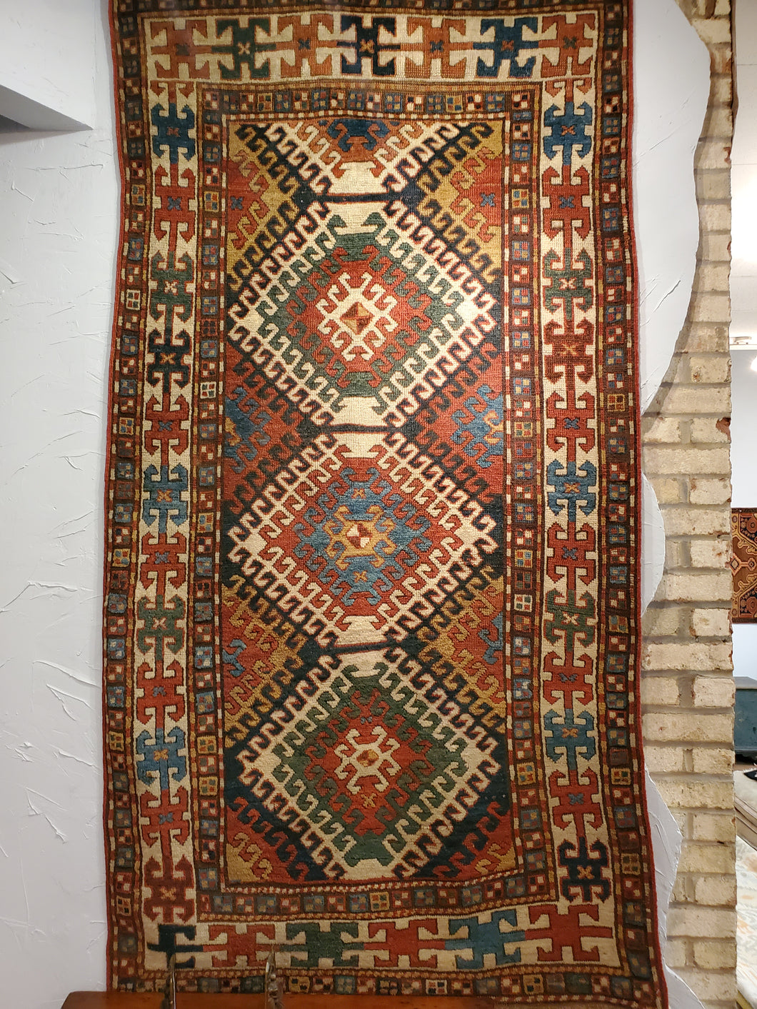 Kazak Rug Circa 1880s Antique Rug Runner