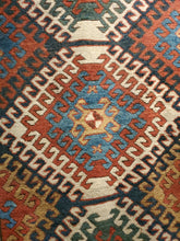 Load image into Gallery viewer, Kazak Rug Circa 1880s Antique Rug Runner