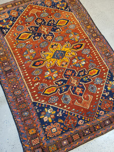 Caucasion Rug,  Shirvan Rug, Antique Carpet, Circa 1910s