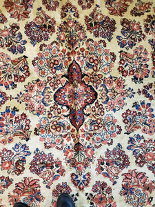 Sarouk Rug,  Antique Persian Rug, Circa 1930s