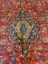 Load image into Gallery viewer, Persian Mashad Carpet, Semi Antique Rug Circa 1950s