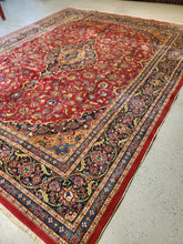 Load image into Gallery viewer, Persian Mashad Carpet, Semi Antique Rug Circa 1950s
