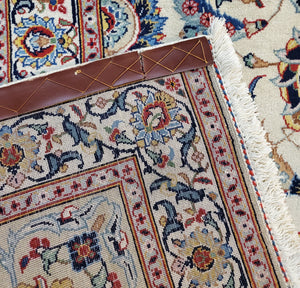 Persian Kashan Rug Circa 1950s Signed
