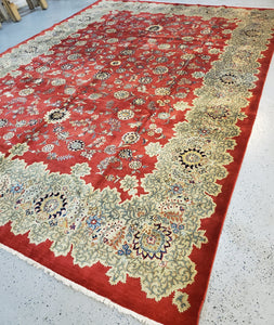 Kashan Rug, Persian Rug Circa 1940s