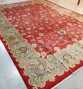 Kashan Rug, Persian Rug Circa 1940s