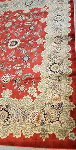 Kashan Rug, Persian Rug Circa 1940s