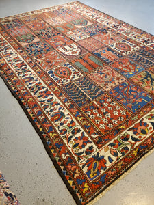 Persian Bahktiari Rug  Antique Rug Circa 1930s