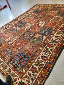 Persian Bahktiari Rug  Antique Rug Circa 1930s