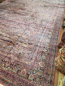 Persian Kirman Rug, Antique Rug