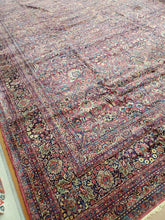 Load image into Gallery viewer, Persian Kirman Rug, Antique Rug