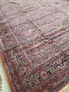 Persian Kirman Rug, Antique Rug