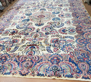Kirman Rug, Kerman Rug, Antique Rug, XL Carpet