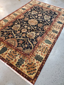 Traditional Indian Mughal Agra Rugs 