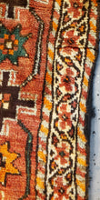 Load image into Gallery viewer, these are the white guards flanking the light paprika colored main border 