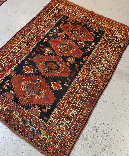 Persian Yalameh Rug, Antique Rug Circa 1920s