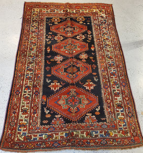 Persian Yalameh Rug, Antique Rug Circa 1920s