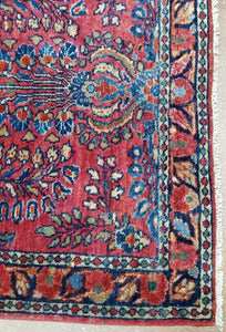 Sarouk Rug, Antique Persian Rug, circa 1920s