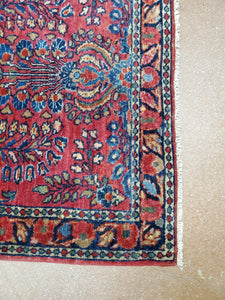 Sarouk Rug,  Circa 1920s Antique Rug Runner