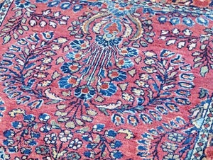 Sarouk Rug,  Circa 1920s Antique Rug Runner