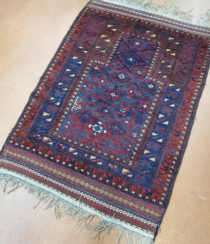 Best Persian Baluch Prayer Rug