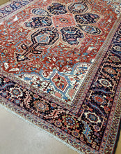 Load image into Gallery viewer, Best 1920s Antique Persian Heriz Rug Circa For Sale
