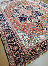 Load image into Gallery viewer, Persian Heriz Rug Circa 1920s Antique