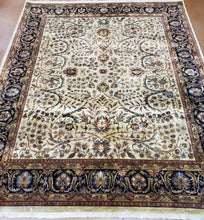 Load image into Gallery viewer, Fine Indian Sarouk Rug 