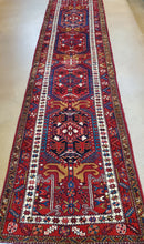 Load image into Gallery viewer, Persian Rug, Heriz Rug, Persian Runner, 1960s-70s