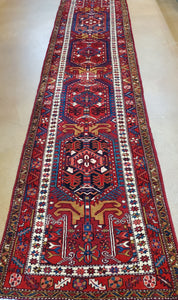 Persian Rug, Heriz Rug, Persian Runner, 1960s-70s