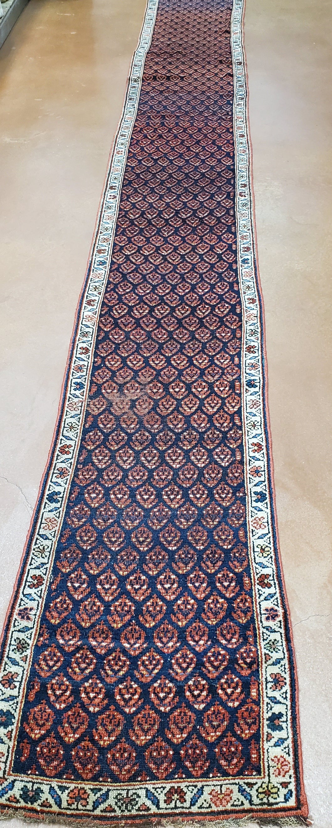 Kurdish Rug, Rug Runner Tribal Rug