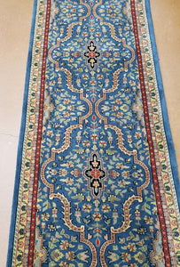 Tabriz Rug Runner, Indian Handknotted Rug