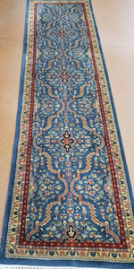Tabriz Rug Runner, Indian Handknotted Rug