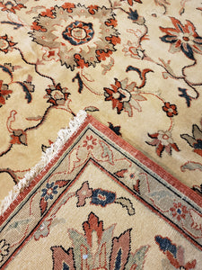 Turkish Sultanabad Rug, Handknotted Rug,