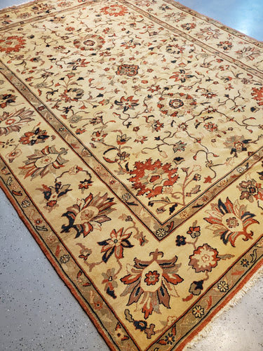Turkish Sultanabad Rug, Handknotted Rug,