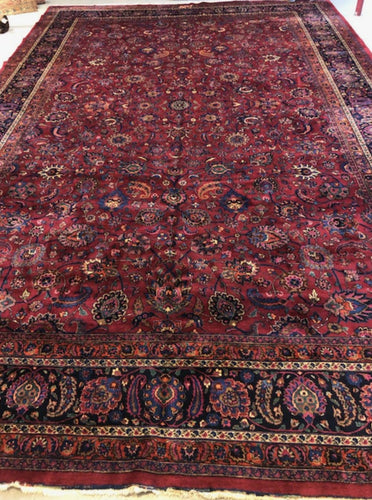 Persian Mashad Rug, Circa 1930s-40s