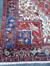 Load image into Gallery viewer, 1960s Vintage Heriz 7&#39;11&quot;X 10&#39;1&quot;